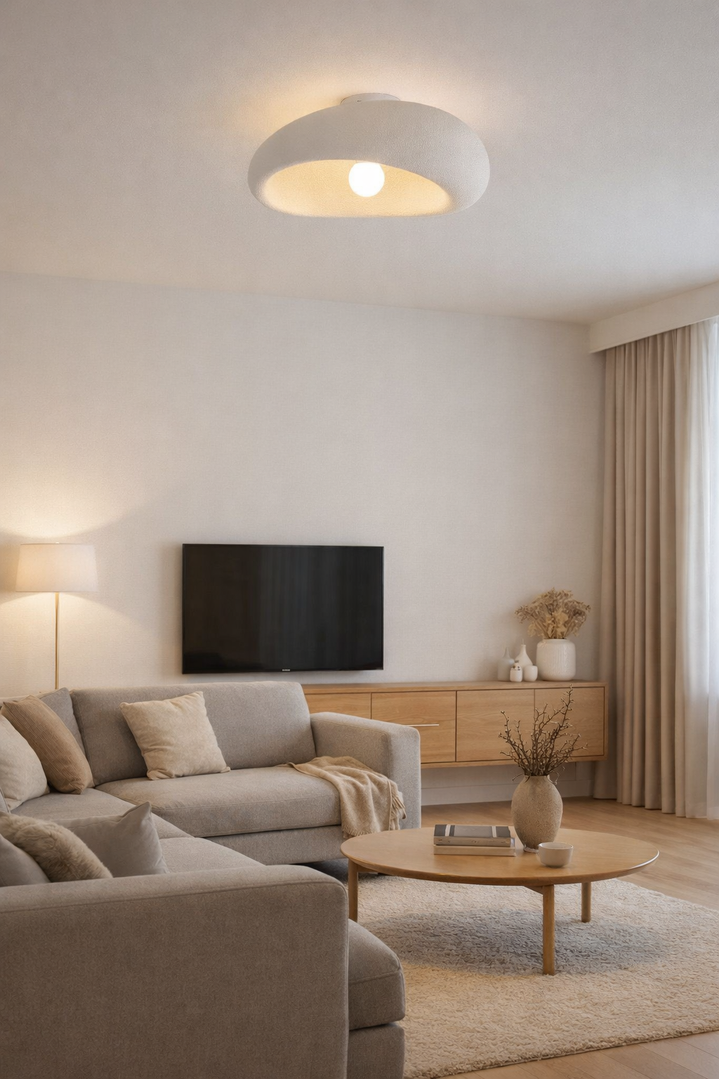 Плафон ARTE ILLUMINA TERAL 1xE27 Ø500 бял 144-50033