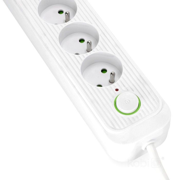 Разклонител CONNECTO 4 гнезда + USB 3 m 001453 KOBI