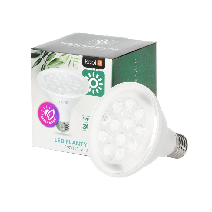 LED крушка за растения PLANTY E27 9W 1200K 001504 KOBI