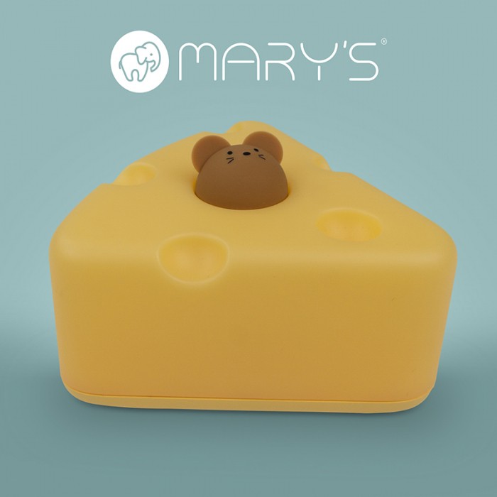 Нощна LED лампа сирене с мишка „Cheese & Mouse“ MARY’S MW61491