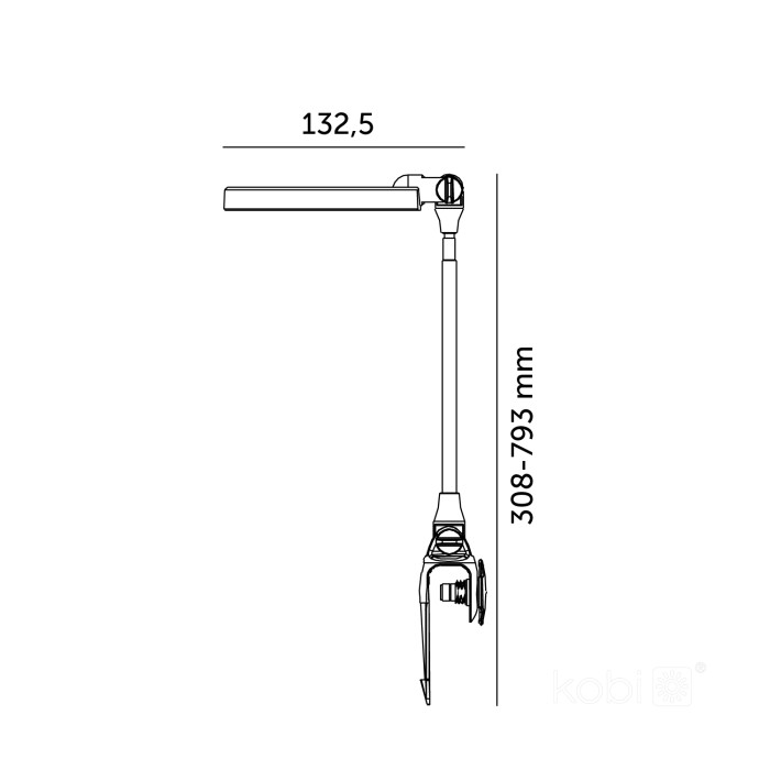 LED grow лампа VERDI 10W 3200K 001458 KOBI