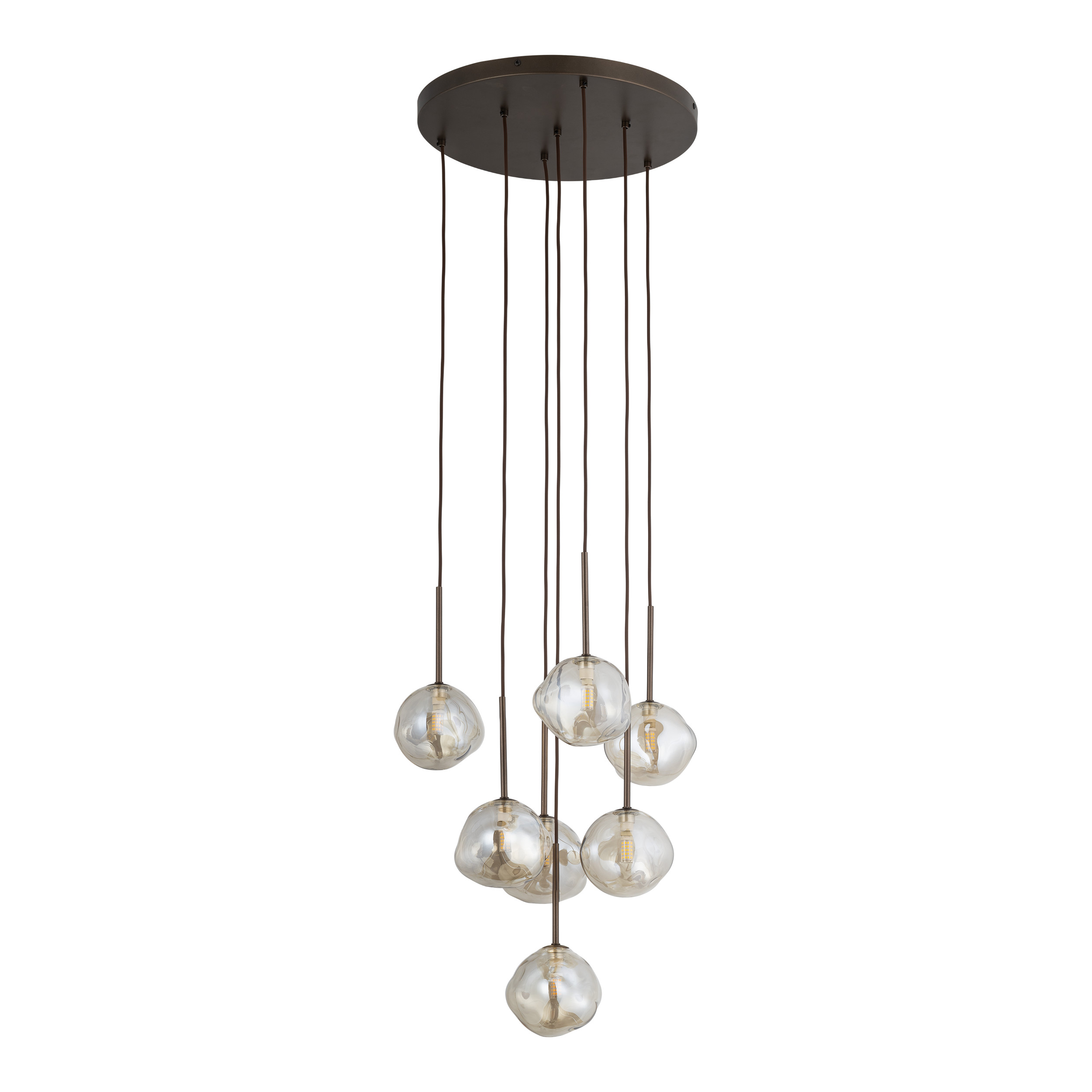 Висяща лампа LAVA BROWN 7xG9 TK Lighting TK11328