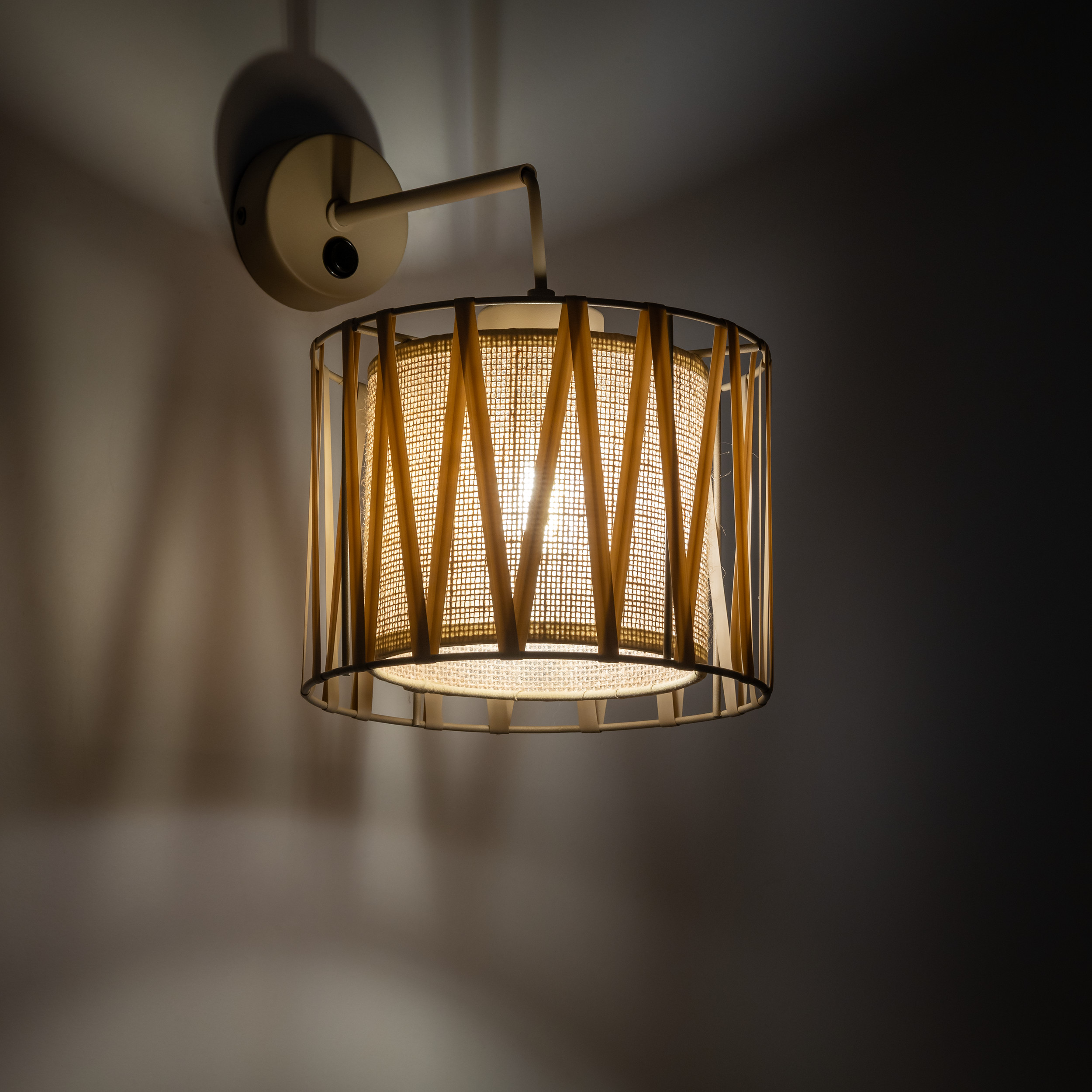 Аплик HARMONY SABIA JUTA 1xE27 TK Lighting TK11462