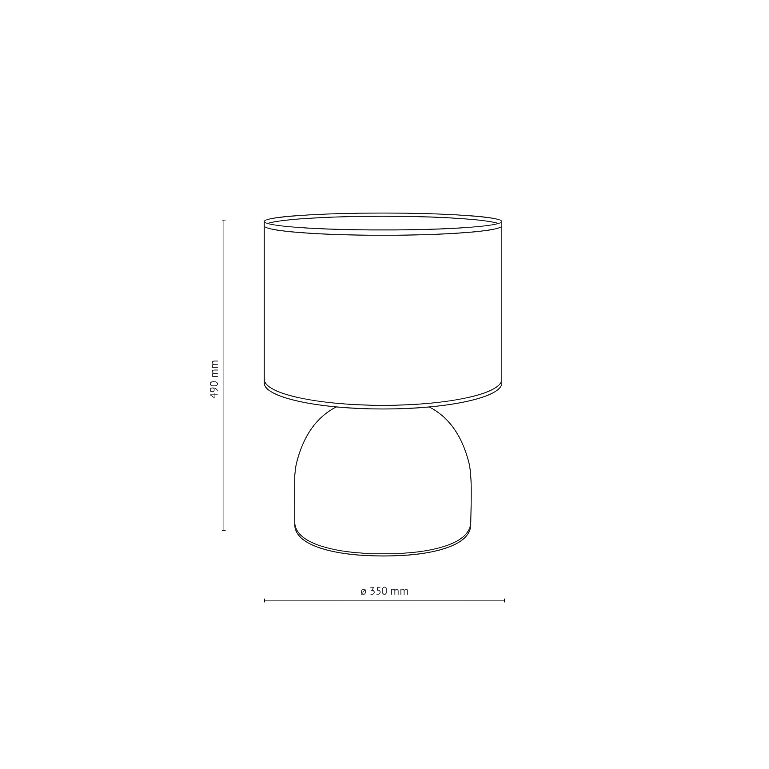 Настолна лампа TAMI NEW BROWN 1xE27 TK Lighting TK16195