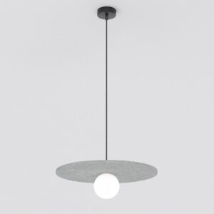 Висяща лампа EMIBIG CALMA 1 GRAY 1xG9 Ø40см 1660/1