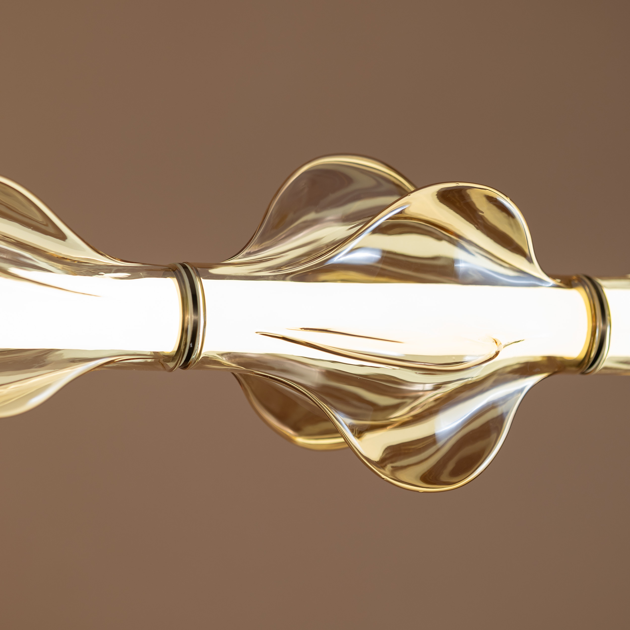 Висяща лампа ELVA BRASS LED 30W TK Lighting TK18216