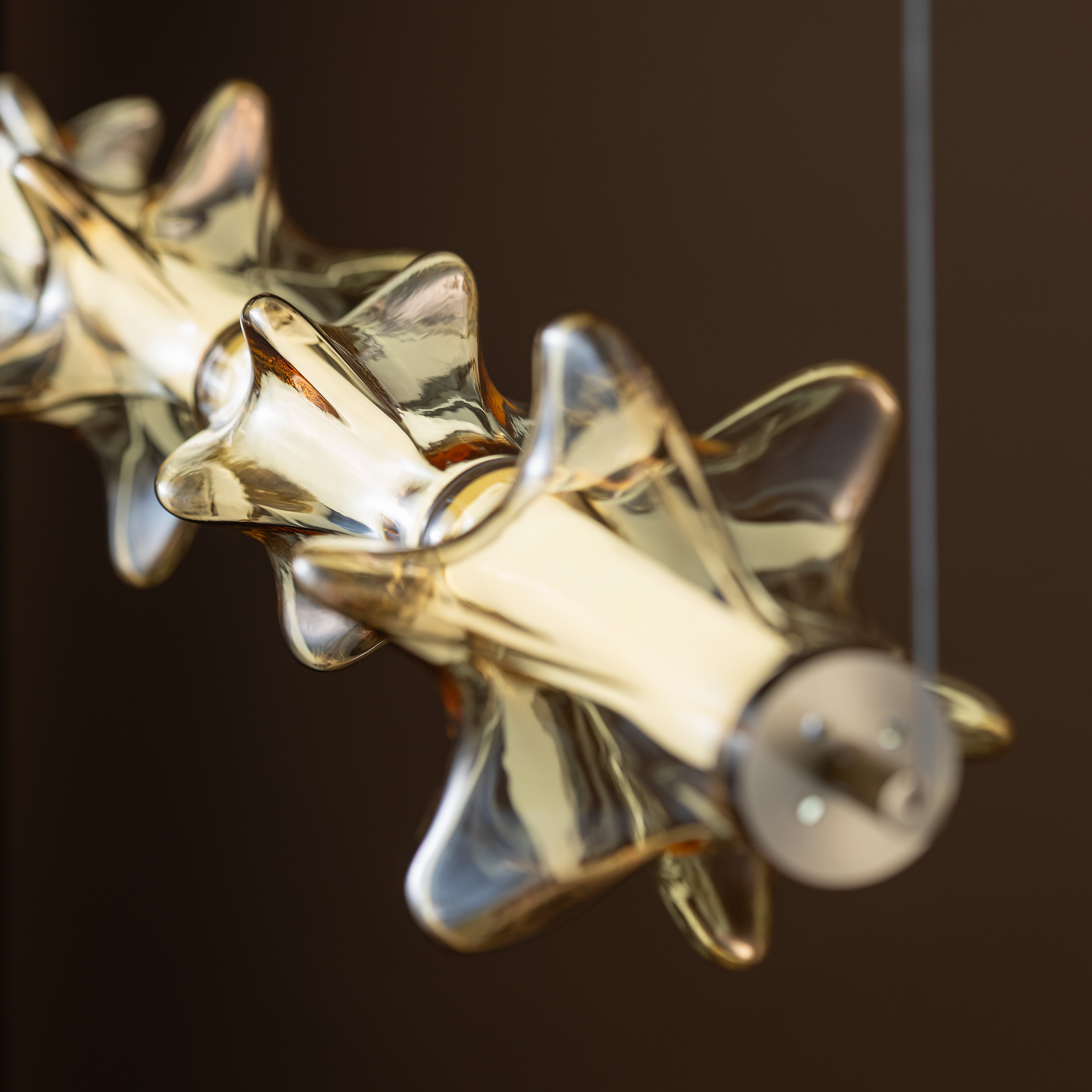 Висяща лампа ELVA BRASS LED 30W TK Lighting TK18216