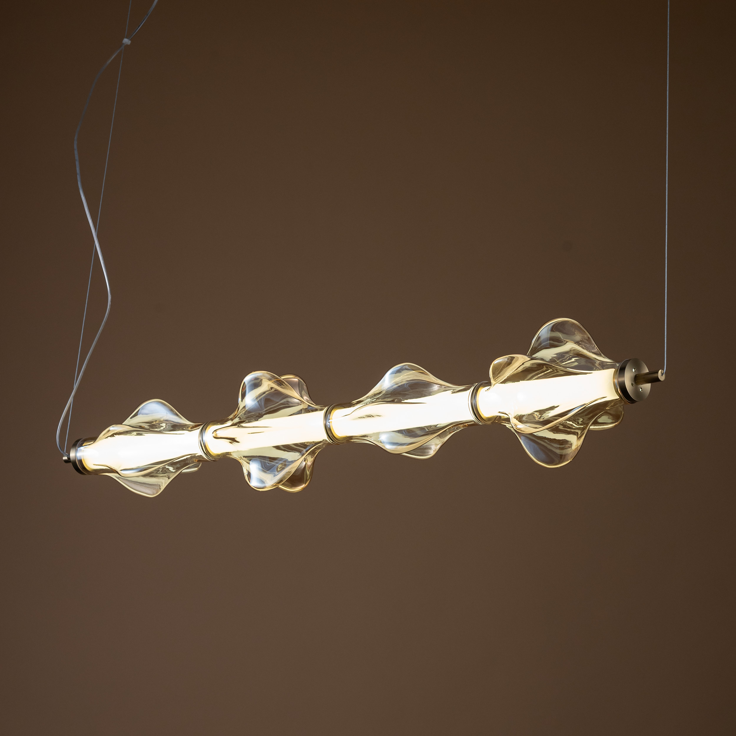 Висяща лампа ELVA BRASS LED 30W TK Lighting TK18216