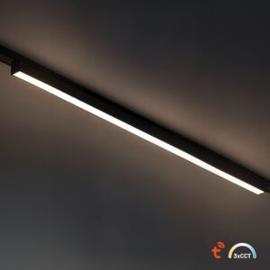Магнитна LED линейна лампа Slim Magnetic Track черна 91 см 30W Tuya CCT 48V Milagro ML2591