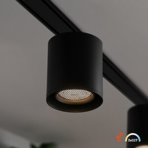 Магнитен LED спот Slim Magnetic Track черен tube 6W Tuya CCT 48V Milagro ML2593