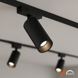 Магнитен LED спот Slim Magnetic Track черен 9W Tuya CCT 48V Milagro ML2595