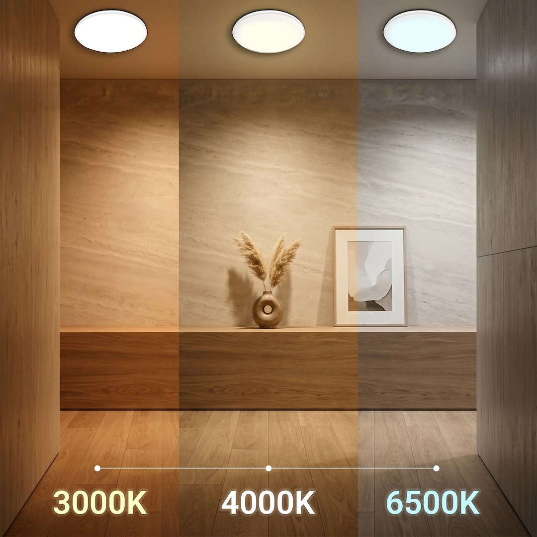 Плафон HUGO 12-18-24W LED 3CCT IP54 ML2563 Milagro