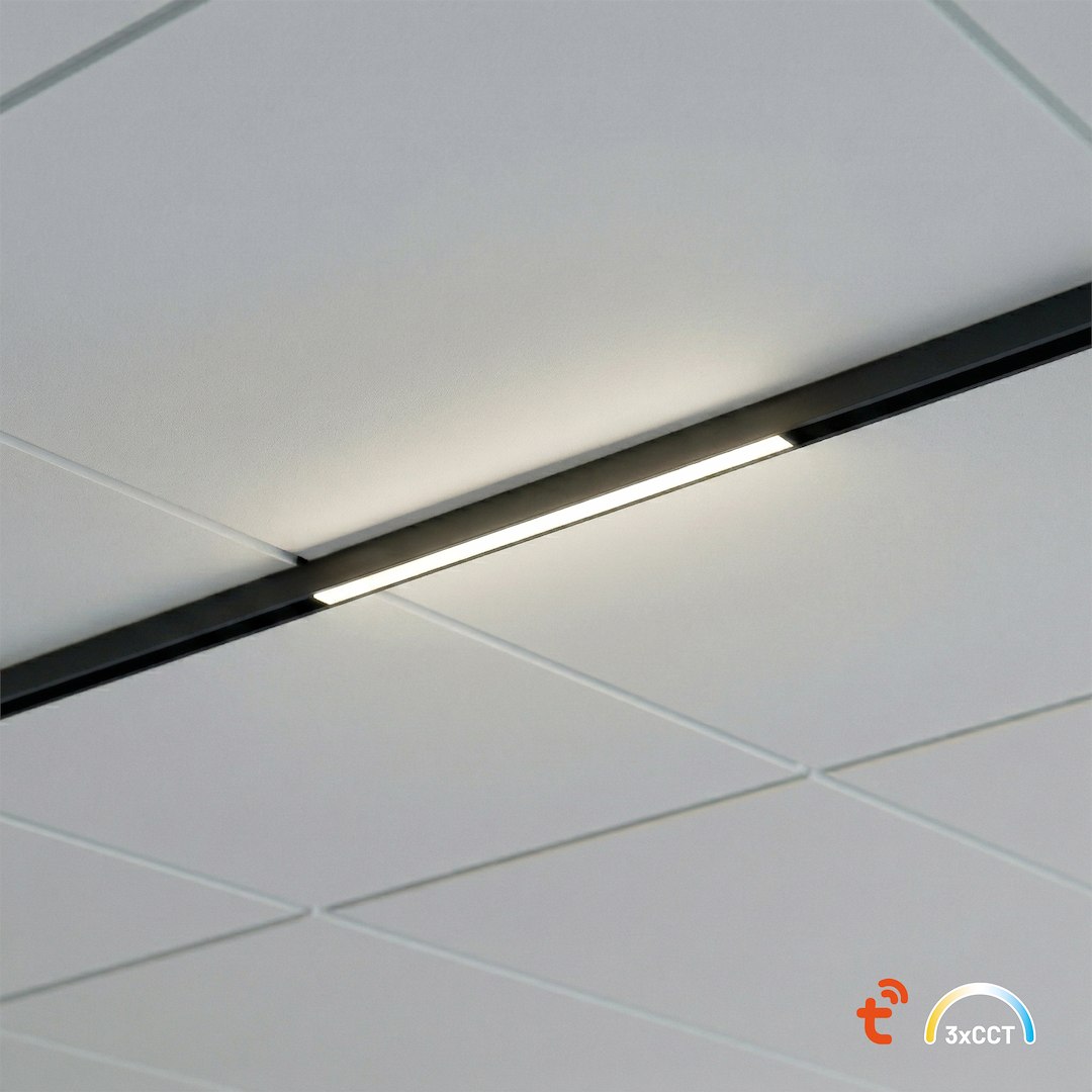 Линейно осветително тяло за магнитна шина slim 10W CCT 48V MILAGRO ML2606