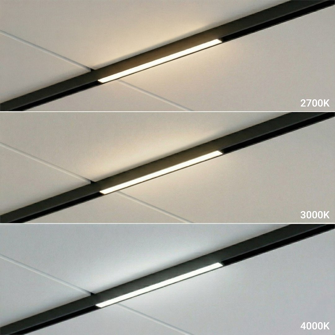 Линейно осветително тяло за магнитна шина slim 10W CCT 48V MILAGRO ML2606