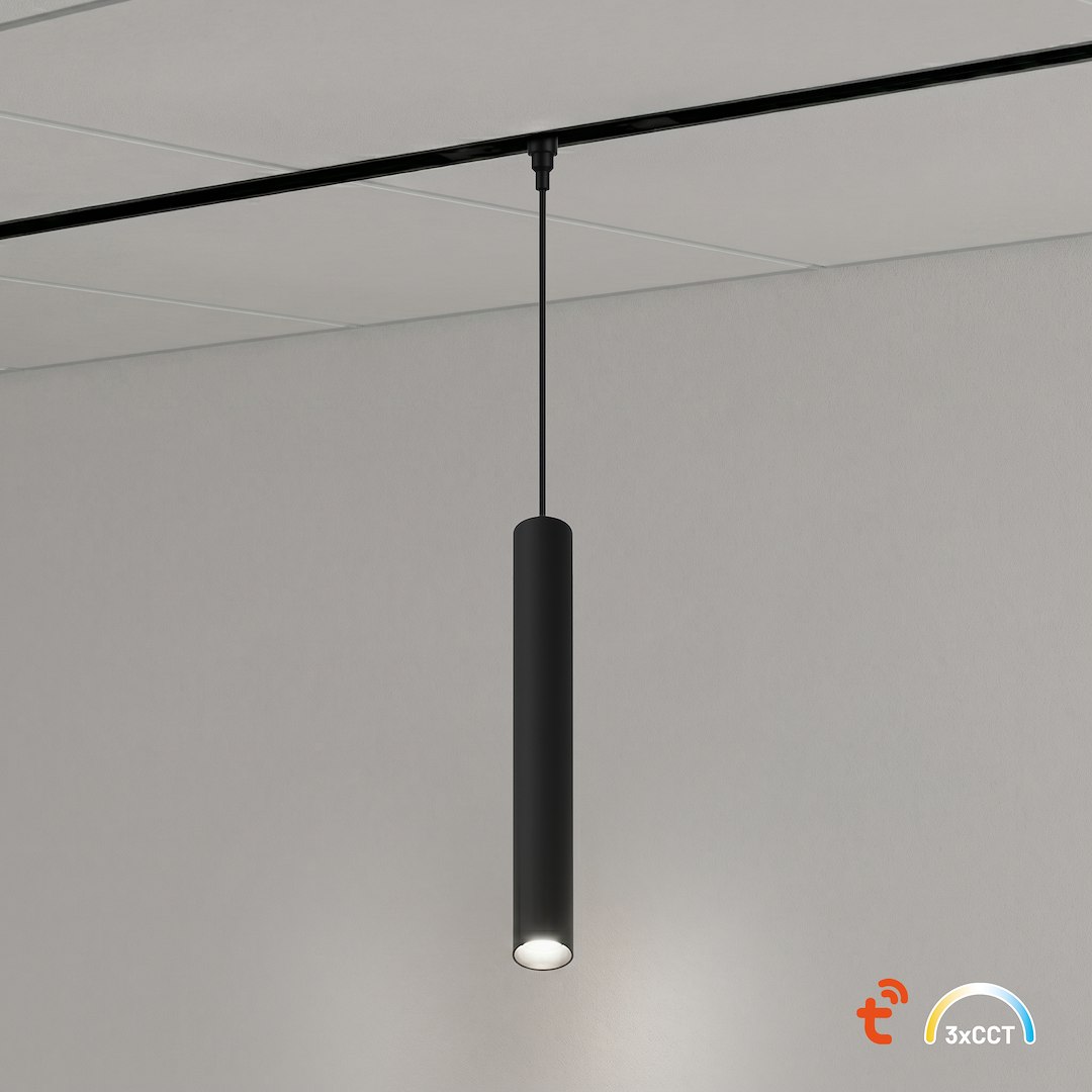 Висяща магнитна лампа TUBE slim 7W LED CCT 48V MILAGRO ML2618