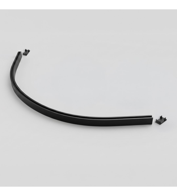 Магнитна шина 1/4 кръг за външен монтаж slim 5mm Ø60см MILAGRO ML2620