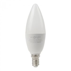LED крушка EKO LIGHT C37 E14 5W RGB+CCT Tuya Smart BT EC61637
