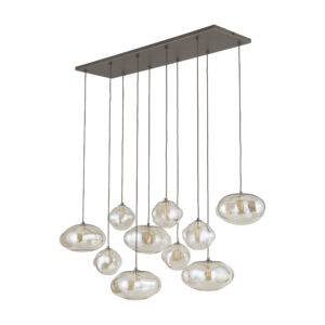 Висяща лампа TK LIGHTING NEBIA NEW BROWN 10xG9 TK11793