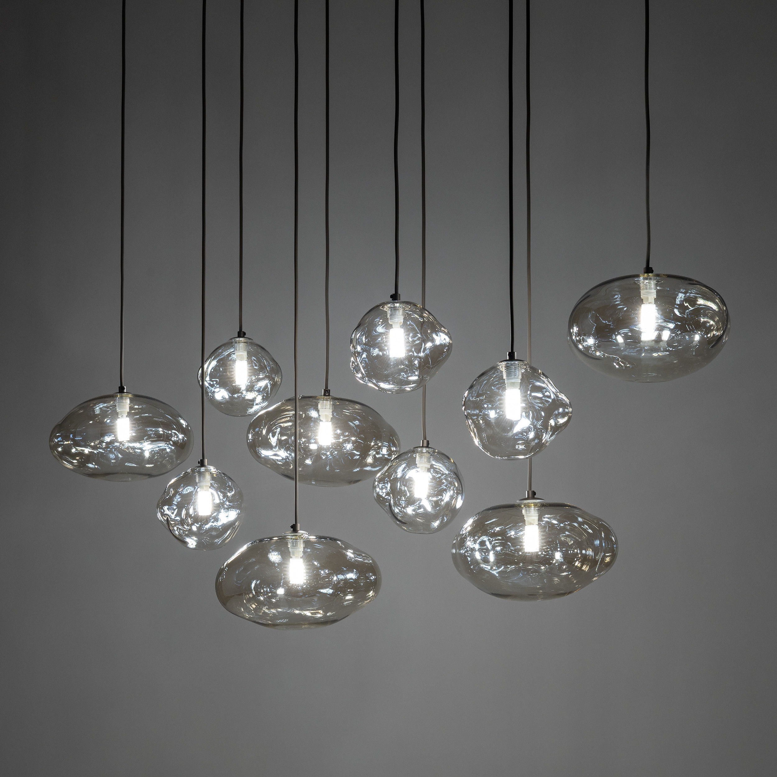 Висяща лампа TK LIGHTING NEBIA NEW BROWN 10xG9 TK11793