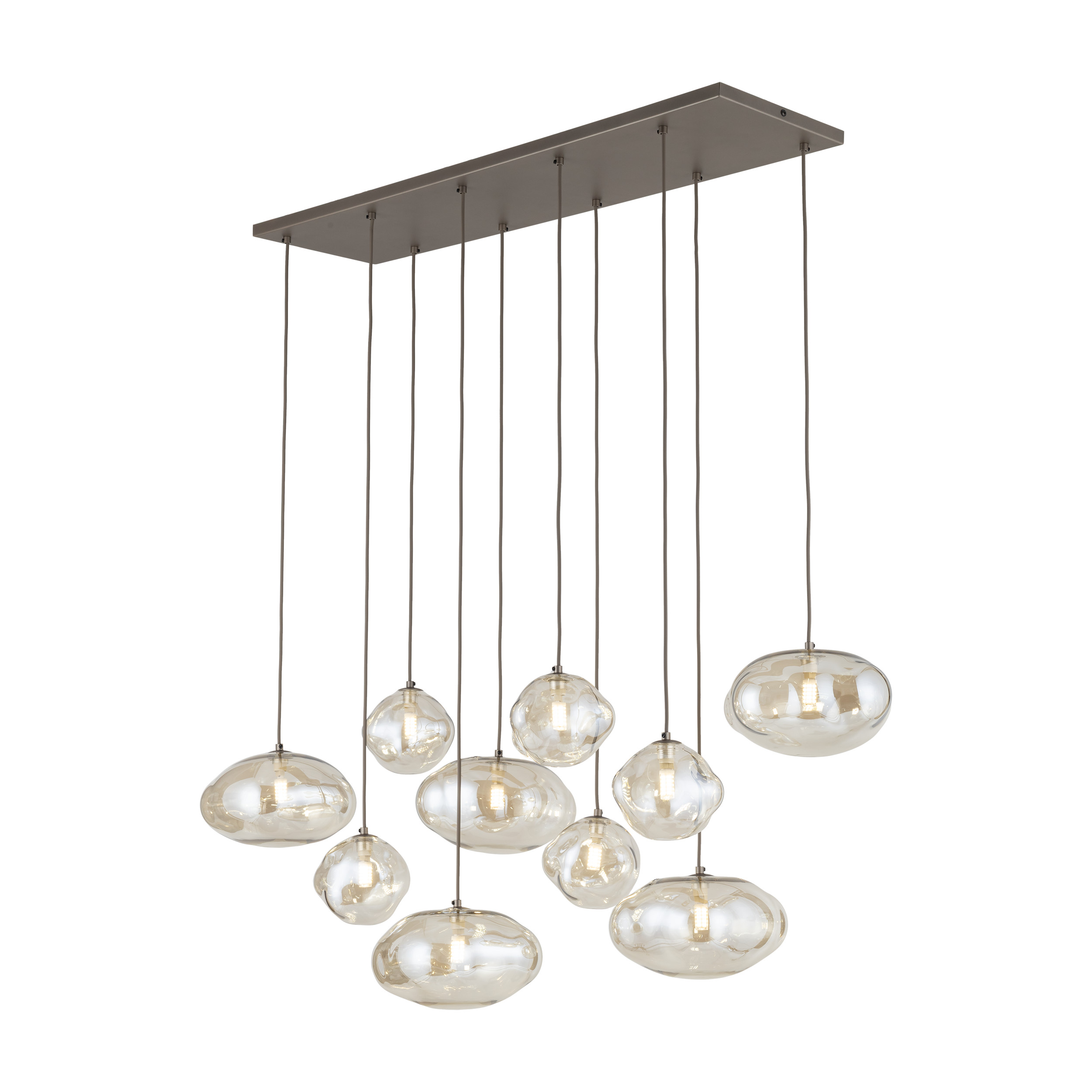 Висяща лампа TK LIGHTING NEBIA NEW BROWN 10xG9 TK11793