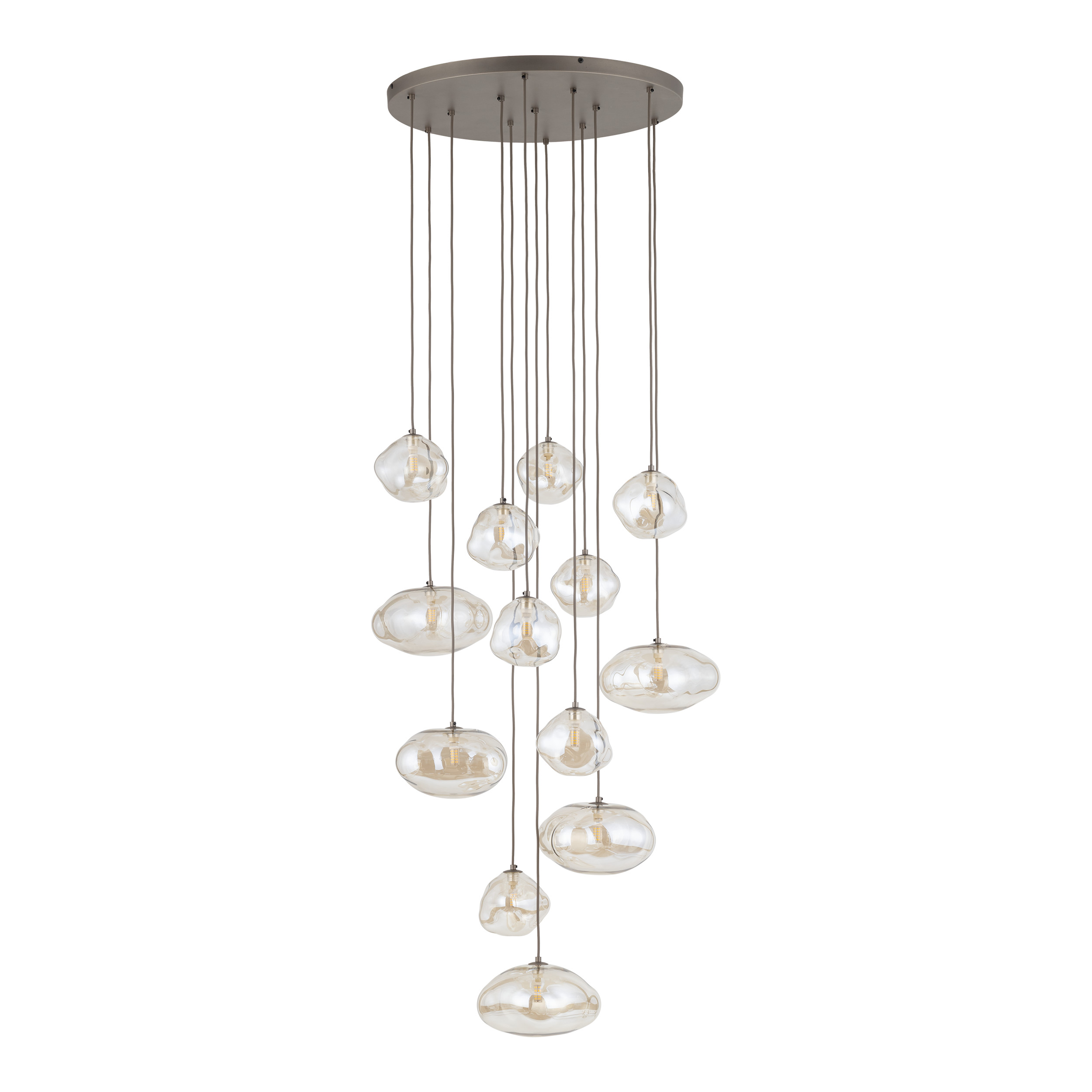 Висяща лампа TK LIGHTING NEBIA NEW BROWN 13xG9 TK11794