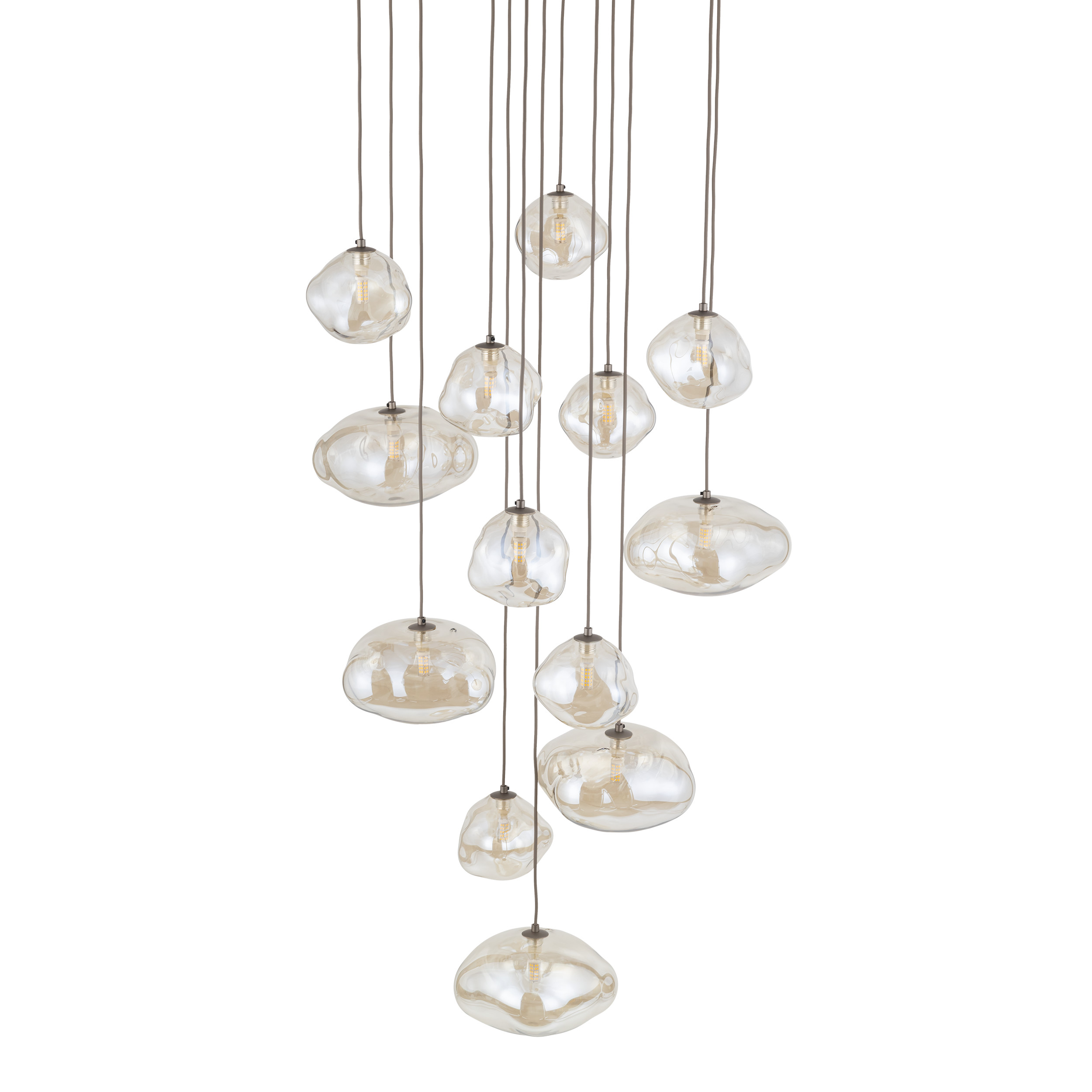 Висяща лампа TK LIGHTING NEBIA NEW BROWN 13xG9 TK11794
