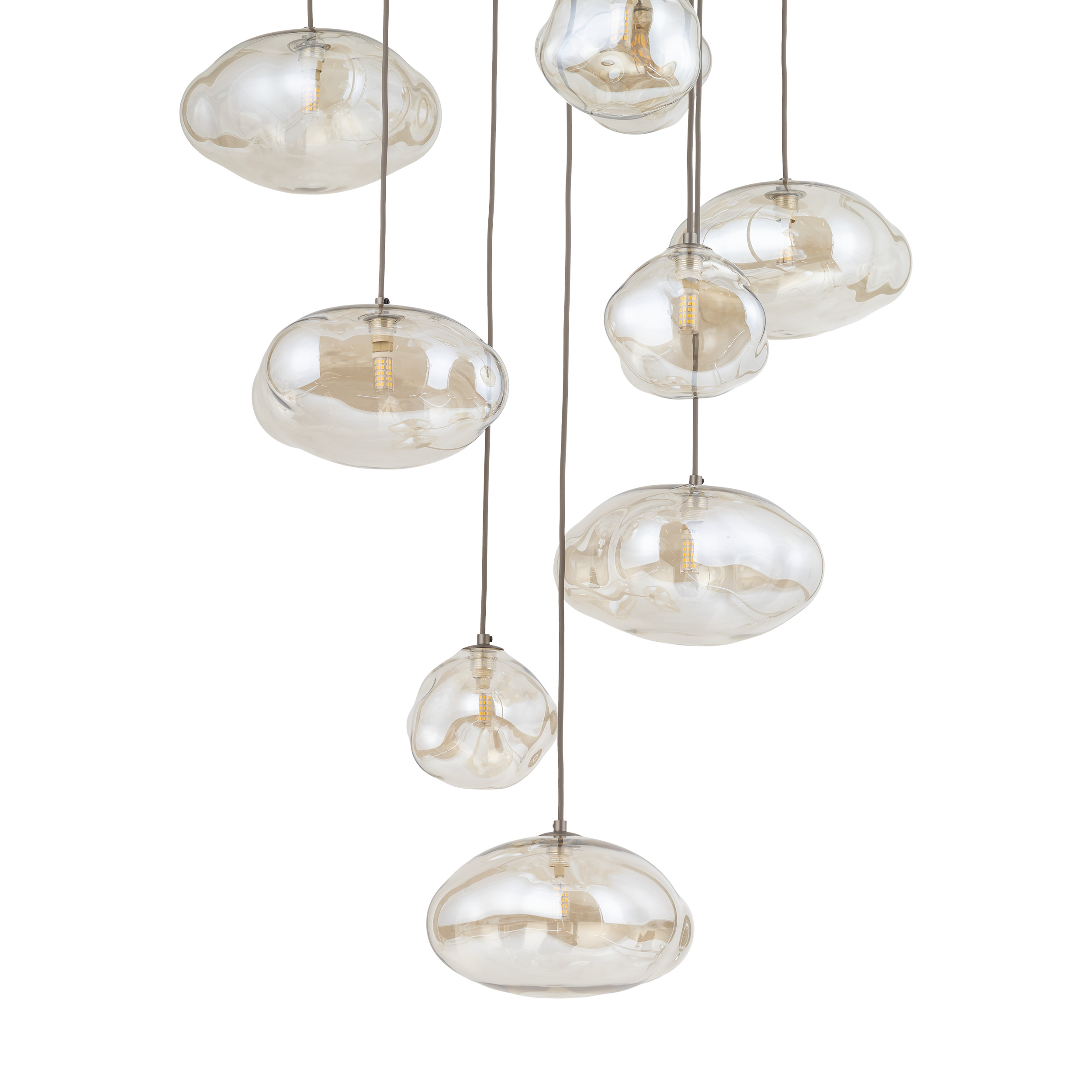 Висяща лампа TK LIGHTING NEBIA NEW BROWN 13xG9 TK11794