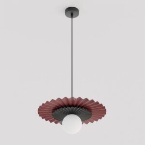 Висяща лампа EMIBIG UMBRA BURGUNDY BLACK 1xG9 1732/1