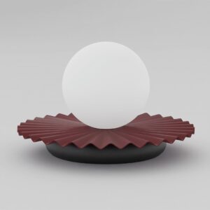 Настолна лампа EMIBIG UMBRA BURGUNDY BLACK 1xG9 1732/LN1