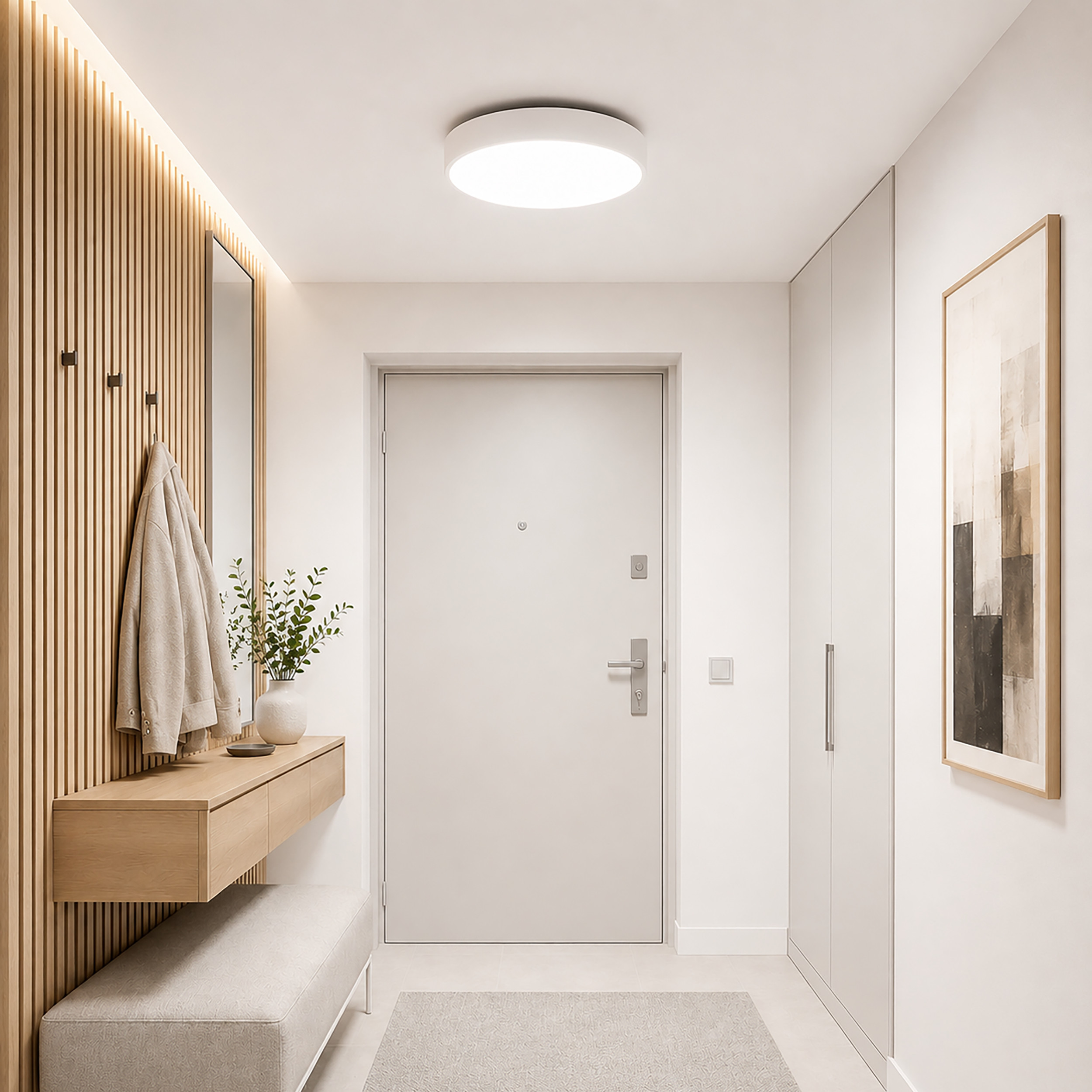Плафон TK Lighting VELIS WHITE 24W LED 3CCT IP54 Ø300 TK18279