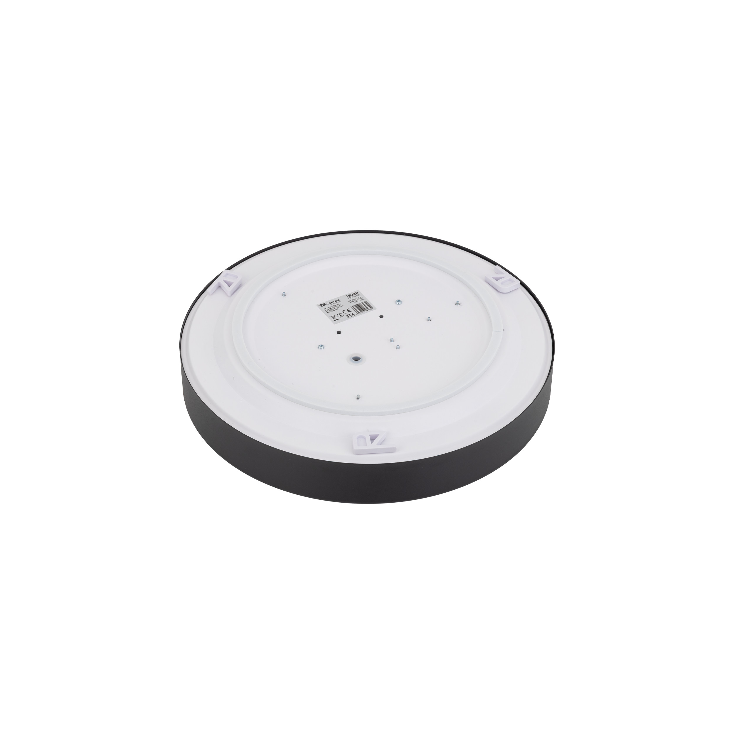 Плафон TK Lighting VELIS BLACK 24W LED 3CCT IP54 Ø300 TK18280