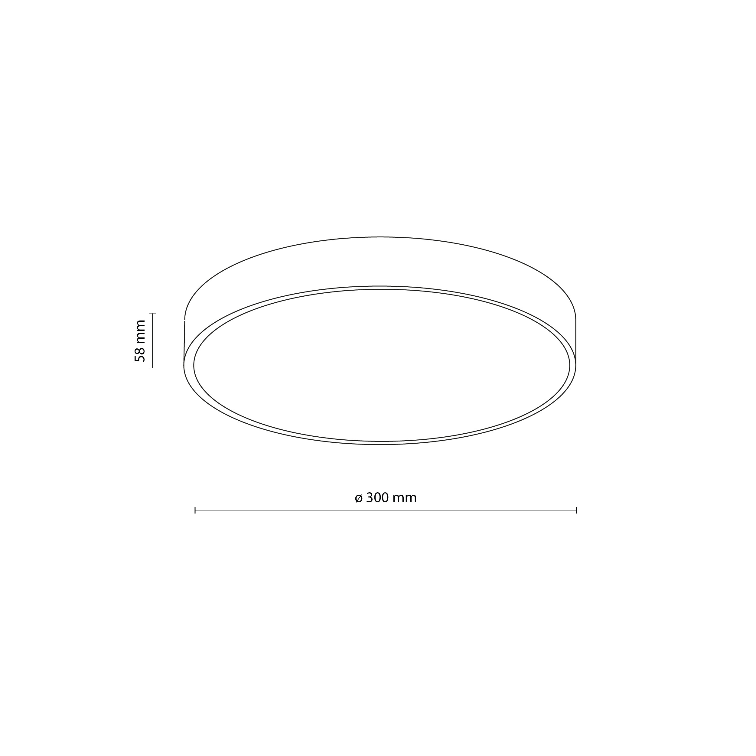Плафон TK Lighting VELIS BROWN 24W LED 3CCT IP54 Ø300 TK18281