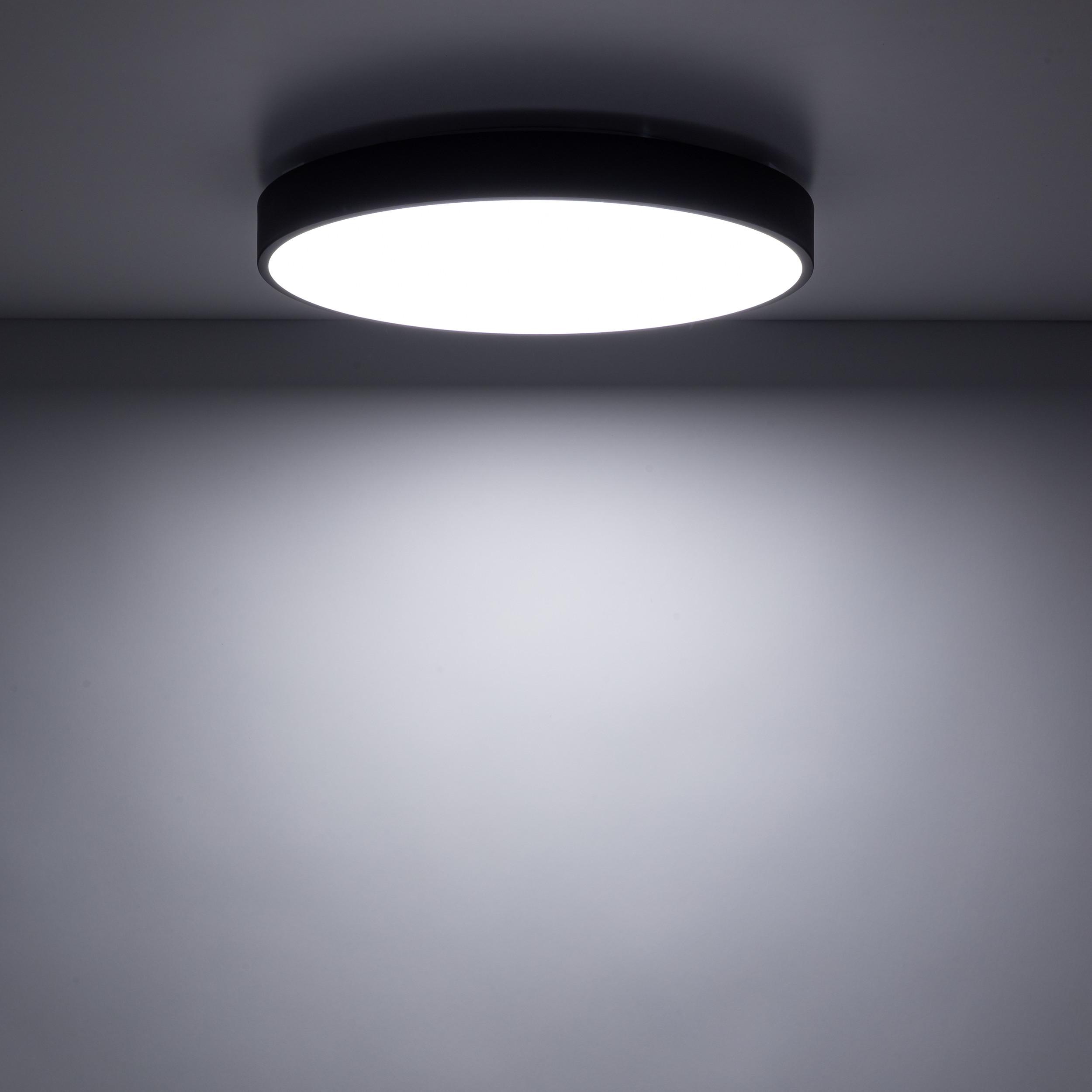 Плафон TK Lighting VELIS BLACK 30W LED 3CCT IP54 Ø400 TK18284