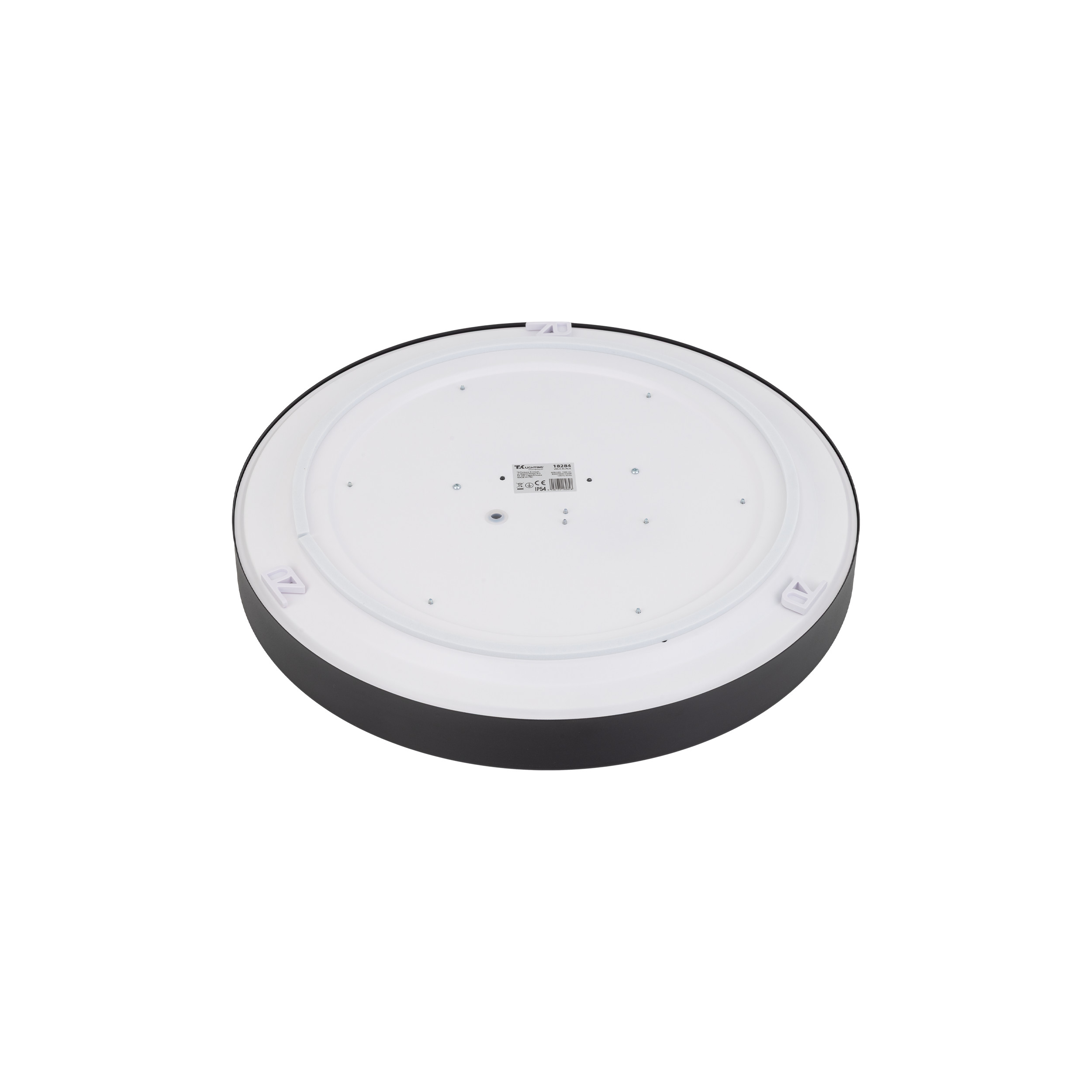 Плафон TK Lighting VELIS BLACK 30W LED 3CCT IP54 Ø400 TK18284