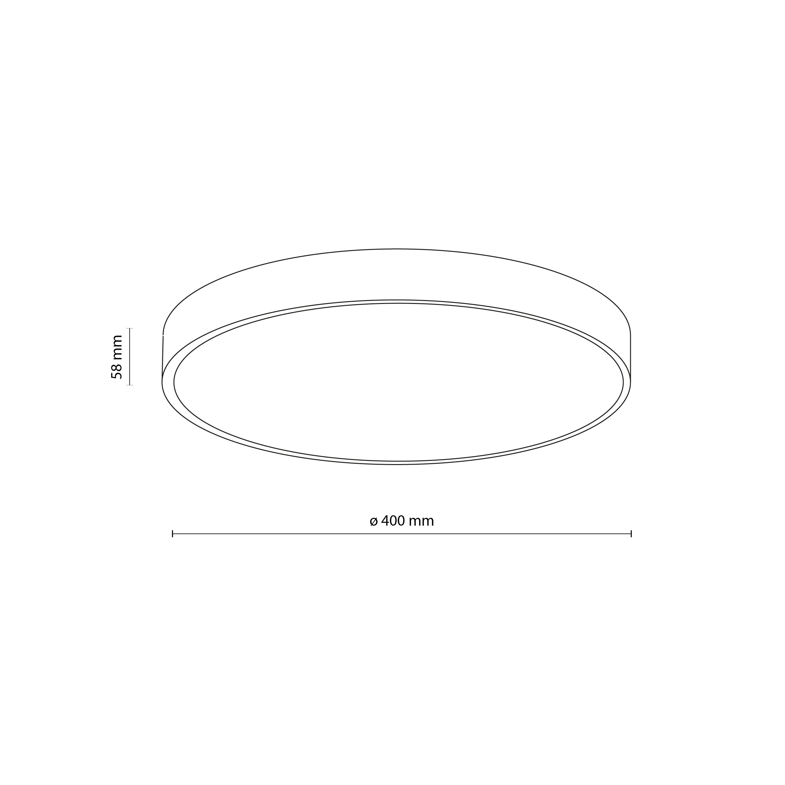 Плафон TK Lighting VELIS BROWN 30W LED 3CCT IP54 Ø400 TK18285