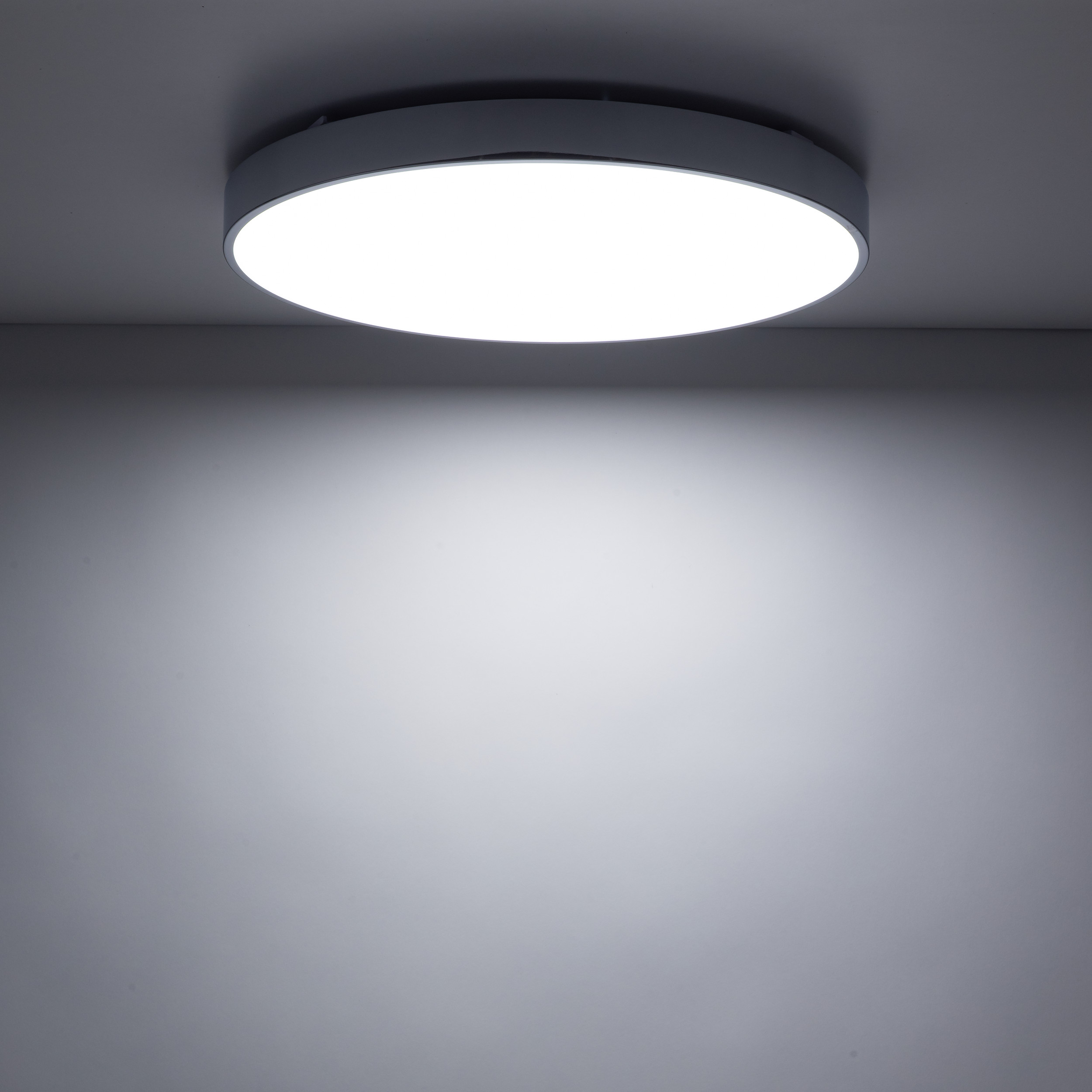 Плафон TK Lighting VELIS CHROME 40W LED 3CCT IP54 Ø500 TK18290