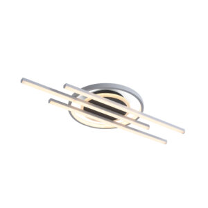 Плафон LED LUXENTTE Черен/Бял 33W 3CCT Димируем Ø350×770 mm B05-139