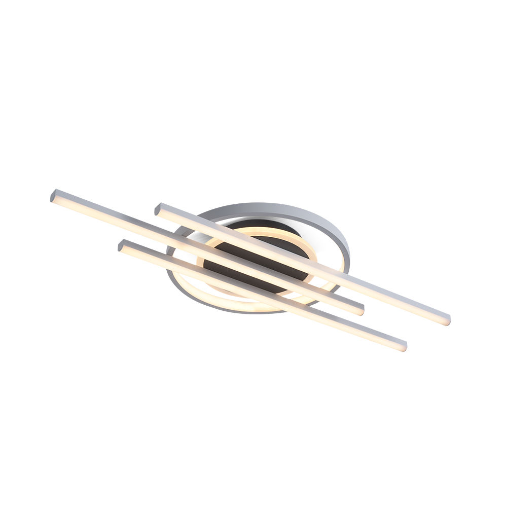 Плафон LED LUXENTTE Черен/Бял 33W 3CCT Димируем Ø350×770 mm B05-139