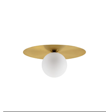 Плафон NOVA LUCE INDIGO 1xG9 Злато Ø400 9501247