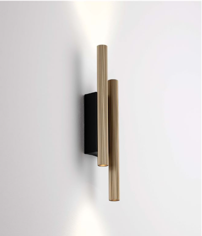Аплик NOVA LUCE PARON LED 15W 3000K Черен/Златен 9060239