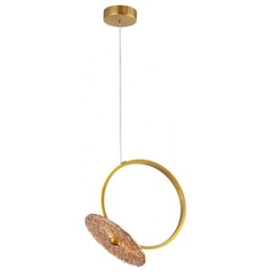 Висящо LED осветление LUXENTTE Златно Ø200 18W 3CCT LX60-122