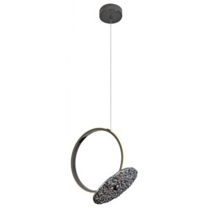 Висящо LED осветление LUXENTTE Черно Ø200 18W 3CCT LX60-124