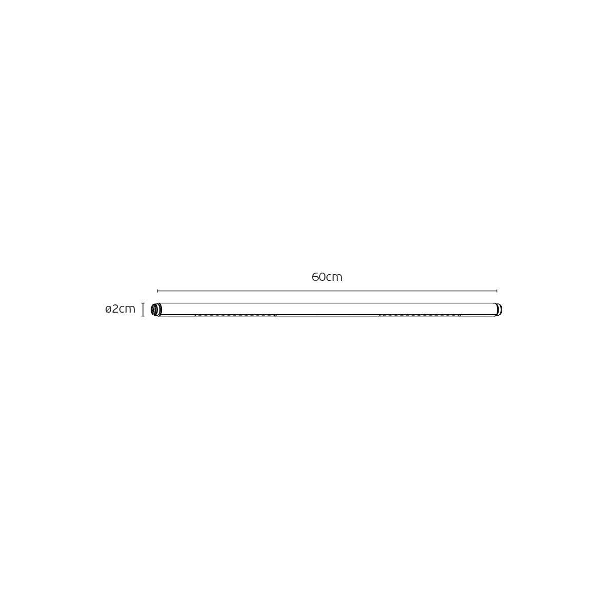 Магнитен LED модул LOOP 60 см 3000K VK LIGHTING VK/04717/DARK2/DA/GDB/W/60