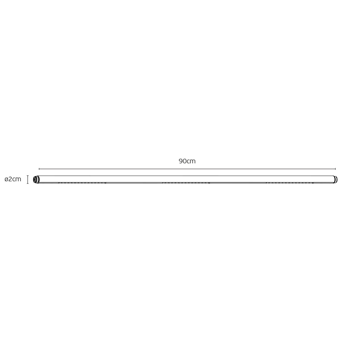 Магнитен LED модул LOOP 90 см 3000K VK LIGHTING VK/04717/DARK3/DA/GDB/W/90