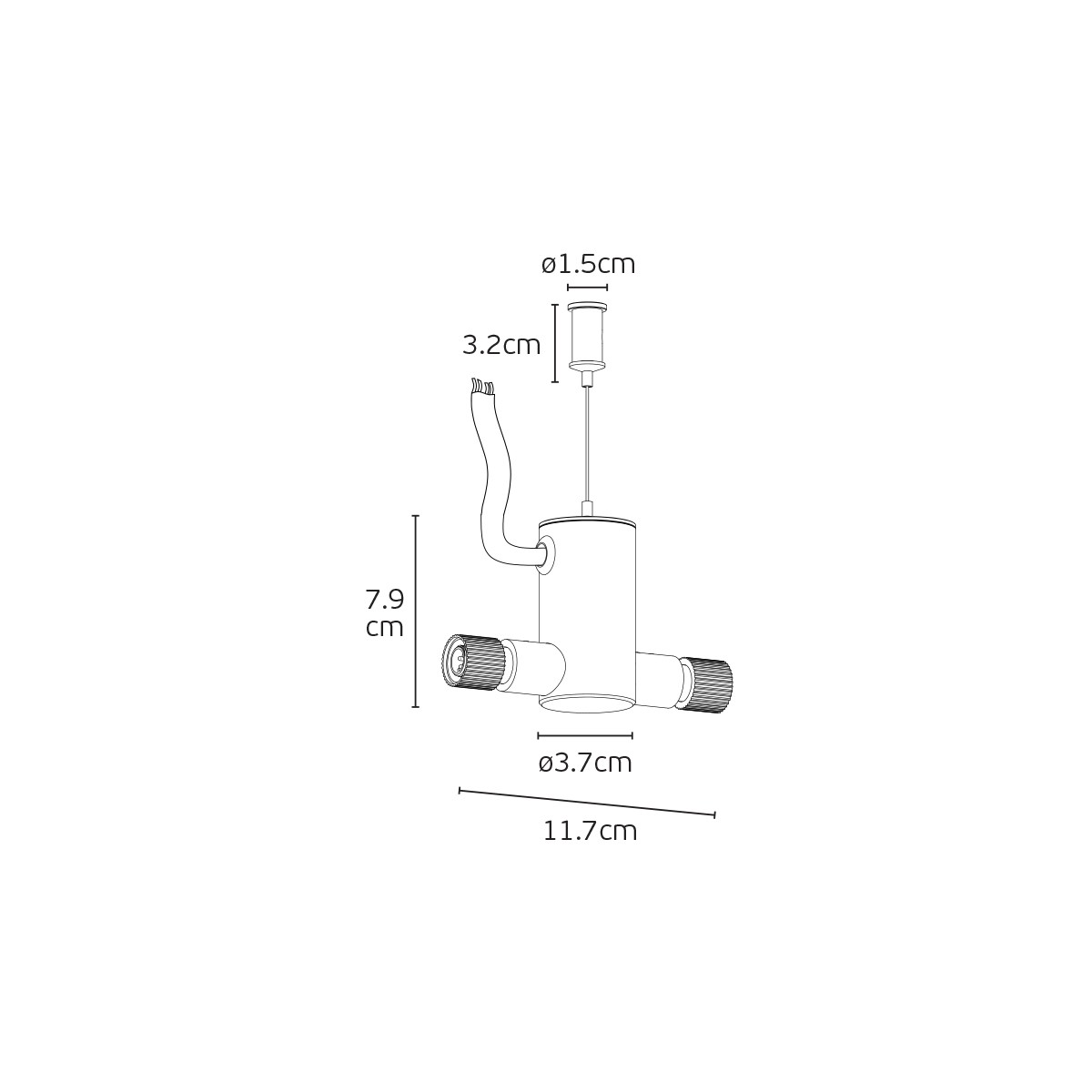 Конектор за захранване тип I VK LIGHTING LOOP GOLD VK/04717/CE/PSI/2