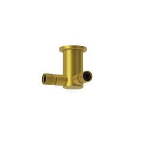L-образен захранващ конектор VK LIGHTING LOOP Satin Gold VK/04717/CE/PSL/2