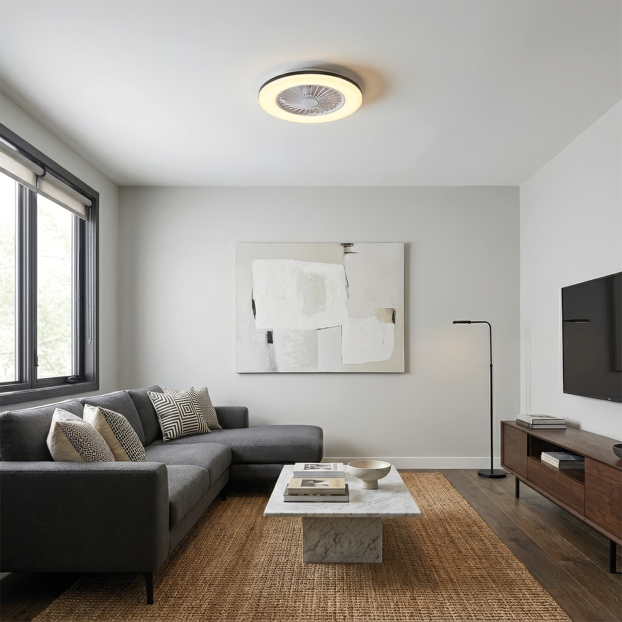 Плафон с вентилатор HALNY LED C 48W CCT STRÜHM 04816