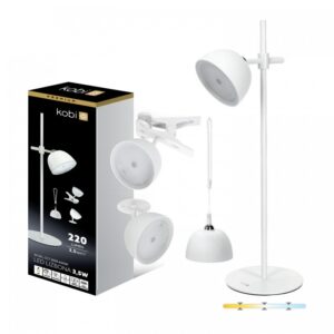 Настолна LED лампа LIZBONA 3.5W CCT IP54 бяла KOBI 001965