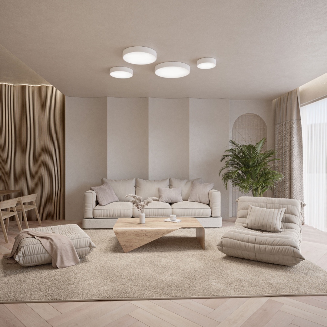 Плафон CLEO 400 Бял Ø40 см E27 TEMAR LIGHTING 613905