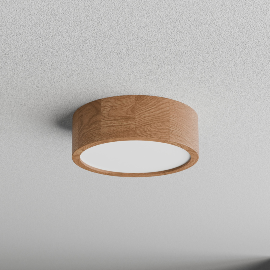 Плафон CLEO DR275 Дъб Ø27.5 см 2xE27 TEMAR LIGHTING 617422